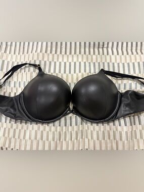 Faux Leather Victoria’s Secret Push-Up Bra